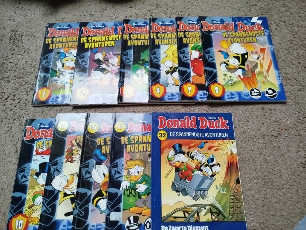 Donald Duck de spannendste avonturen albums losse verkoop, Gelezen, Europa, Ophalen of Verzenden, Meerdere comics
