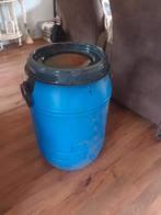 Blauw afsluitbaar vat, Ophalen of Verzenden