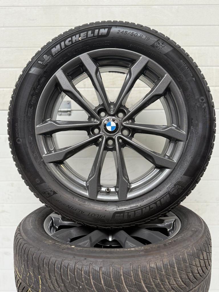 Nieuw 19’’ bmw x3 x4 g01 g02 ix3 velgen winterbanden tpms 69, 19 inch, -, -, Banden en Velgen