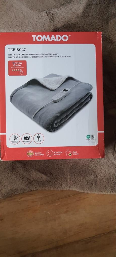 Tomado Elektrische Omslagdeken - 180x130 cm, Ophalen of Verzenden, Nieuw