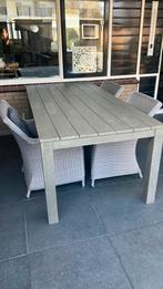 Tafel 210x100 heeft onder de overkapping gestaan, Ophalen of Verzenden, Zo goed als nieuw, Hout
