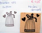 Diversen 489 Houten stempel, Hobby en Vrije tijd, Stempelen, Ophalen of Verzenden, Gebruikt, Houten stempel