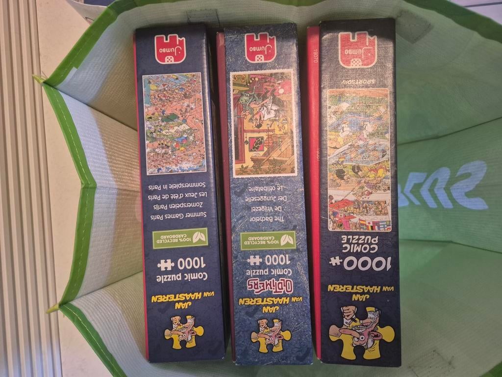 Jan van Haasteren puzzels - 6 stuks, compleet, Ophalen of Verzenden, 500 t/m 1500 stukjes, Gebruikt, Legpuzzel