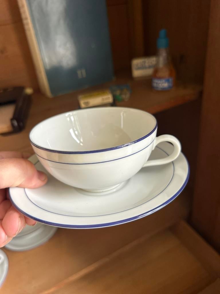 Set van 4 Feldmann Weiden Bavaria kop en schotels, Ophalen of Verzenden