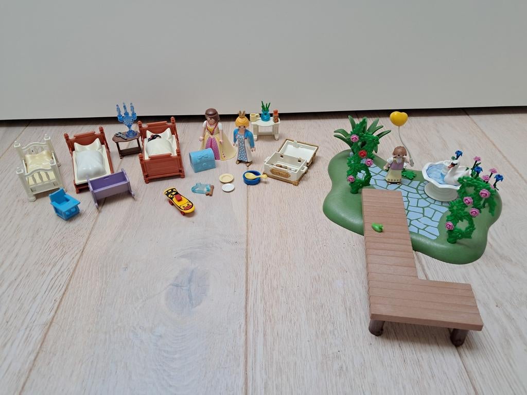 Playmobil prinsessen met accessoires en tuin, Kinderen en Baby's, Speelgoed | Playmobil, Ophalen of Verzenden, Gebruikt, Los playmobil