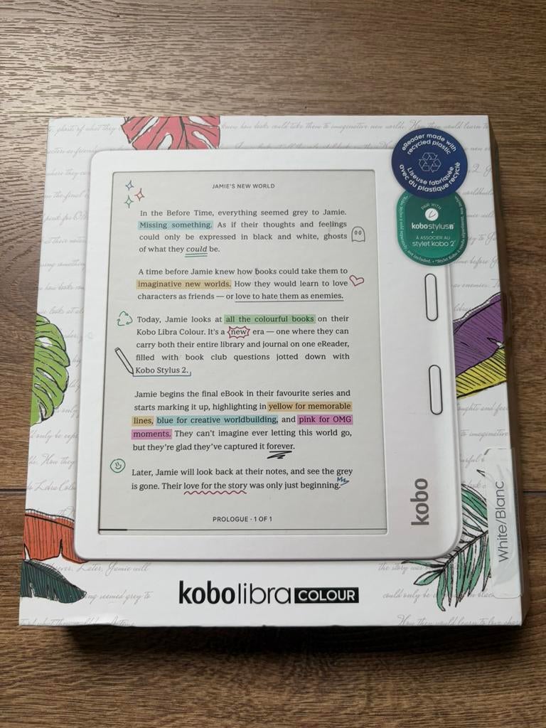 Kobo Libra Colour, Computers en Software, E-readers, Ophalen of Verzenden, Gebruikt, 7 inch, 16 GB of meer