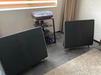 QUAD ESL 57 Elektrostaten Luidsprekers, Audio, Tv en Foto, Luidsprekers, Gebruikt, Minder dan 60 watt, Front, Rear of Stereo speakers