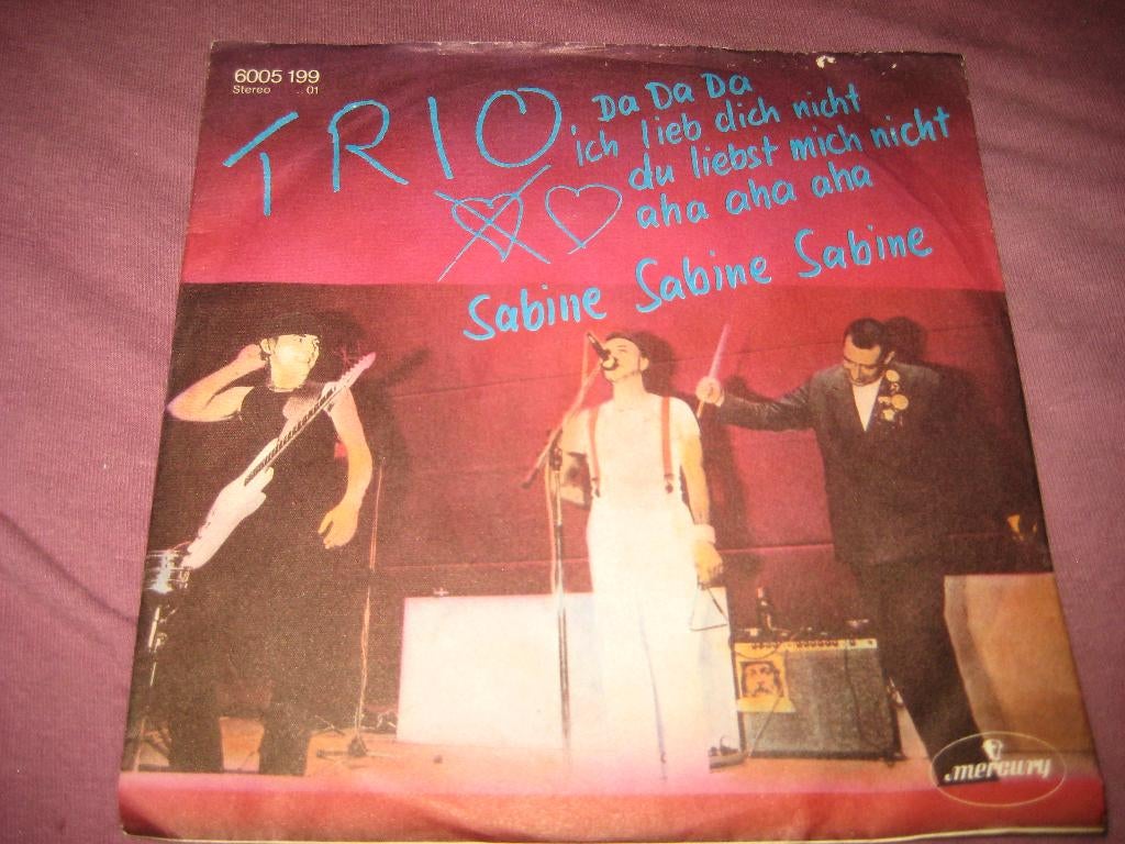 Trio: Da Da Da, ich lieb Dich nicht, Du liebst mich nicht, Ophalen of Verzenden, Zo goed als nieuw, Pop, Single