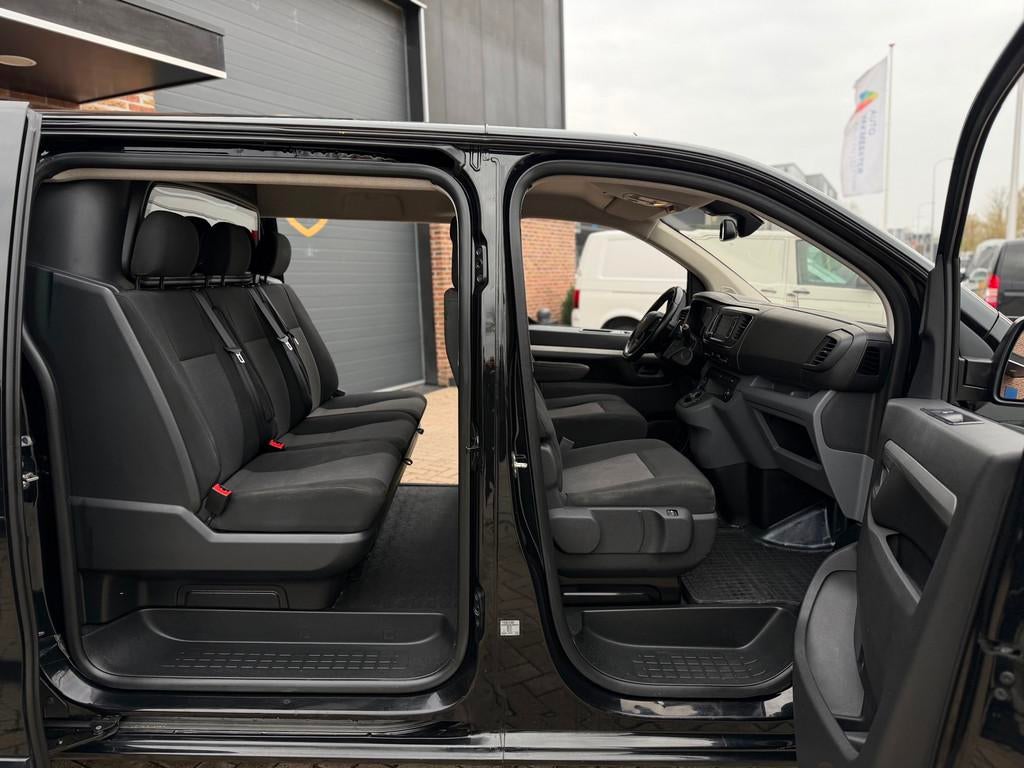 Peugeot Expert 231L 2.0 BlueHDI 177PK Automaat 180 LANG DC P, Stof, Zwart, Origineel Nederlands, Bedrijf