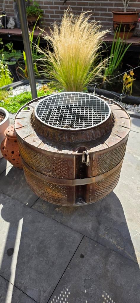 Vuurkorf van wasmachinetrommel, Tuin en Terras, Vuurkorven, Ophalen