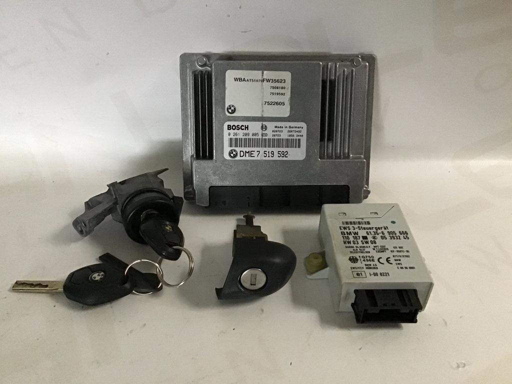 Computer motormanagement set N42B18A BMW E46 DME 7519592, Auto-onderdelen, Gebruikt, -, -, Ophalen of Verzenden