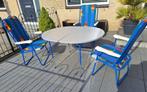 Camping Set met 3 Lafuma stoelen + ovale Lafuma tafel, Ophalen, Zo goed als nieuw, Overige