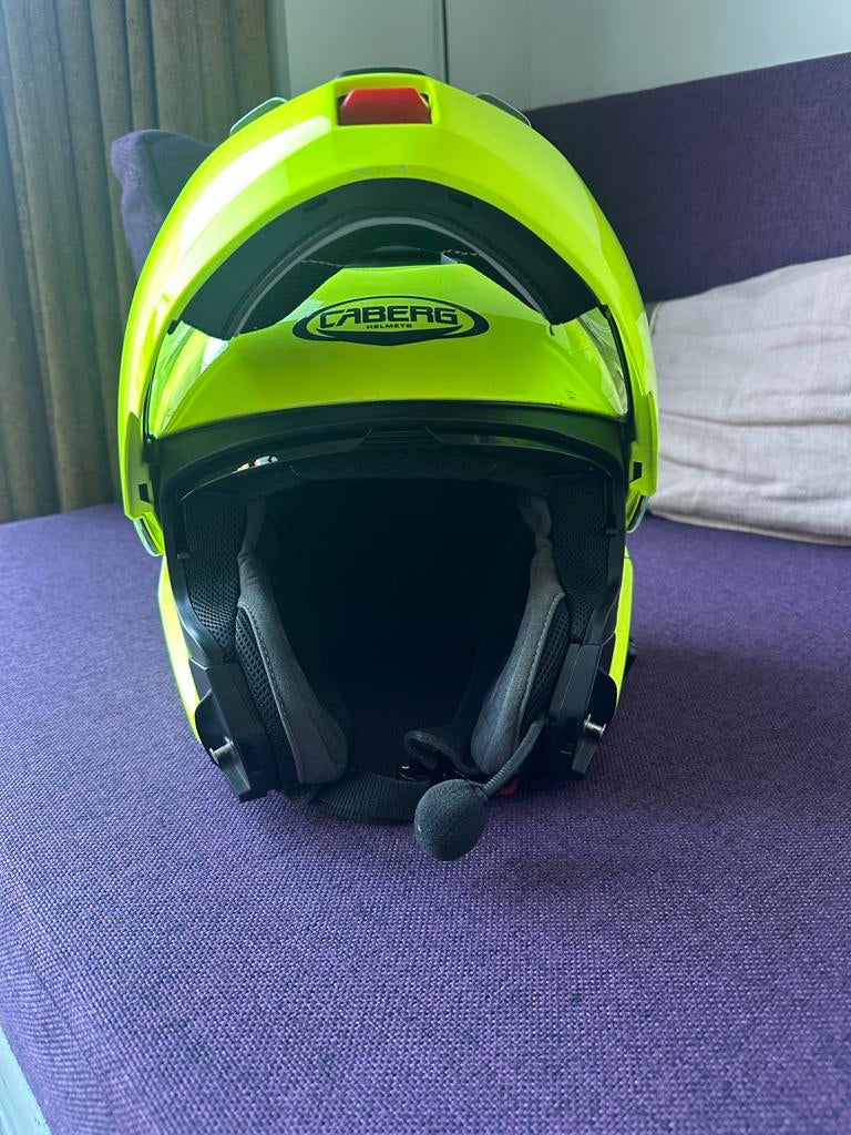 Caberg Levo Hivizion Systeemhelm Cardo Packtalk- XXL mt 63, Motoren, Systeemhelm, Heren, Ophalen of Verzenden, XXL