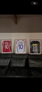Ingelijste voetbalshirts Robben, Zidane & Modric, Ophalen, Zo goed als nieuw, Buitenlandse clubs, Shirt