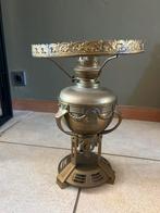 Oude olie lamp zonder kap, Ophalen