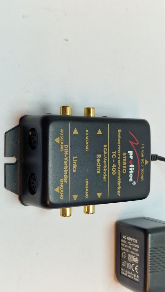 Profitec Stereo Phono Voorversterker TC-400, Ophalen of Verzenden