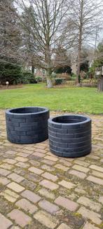 2 handgemaakte Douglas plantenbakken., Tuin en Terras, Bloembakken en Plantenbakken, Ophalen, Nieuw, Rond, Hout