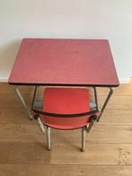 Vintage schoolmeubilair Tubax - formica, Ophalen, Gebruikt, Tafel