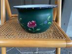 Antieke pispot met bloemmotief, Ophalen of Verzenden
