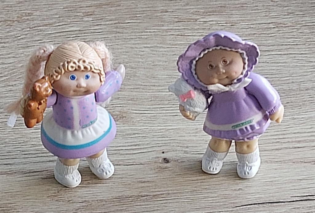 2 CABBAGE PATCH KIDS 1984 PVC Figuurtjes., Verzamelen, Ophalen of Verzenden, Zo goed als nieuw