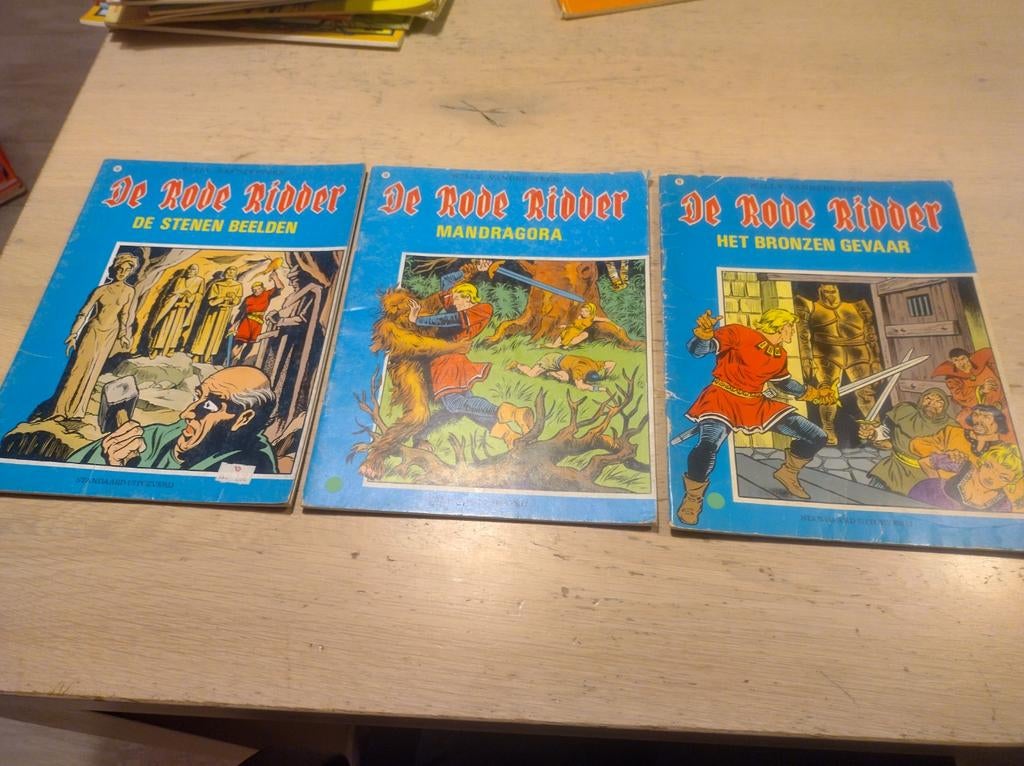 De Rode blauwe Ridder stripboeken, Meerdere stripboeken, Ophalen of Verzenden, Gelezen