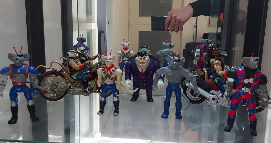 Biker Mice from Mars set Galoob vintage 90s + motoren, Ophalen of Verzenden