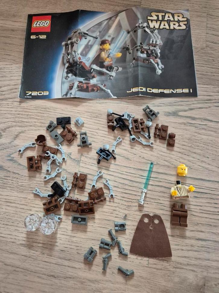 Lego Star Wars 7203 Jedi Defense 1, Kinderen en Baby's, Speelgoed | Duplo en Lego, Gebruikt, Lego, Complete set, Ophalen of Verzenden