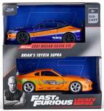 Jada Toys Fast & Furious 2-Pack 2001 Nissan & Brian's Toyota, Overige merken, Auto, ., Nieuw