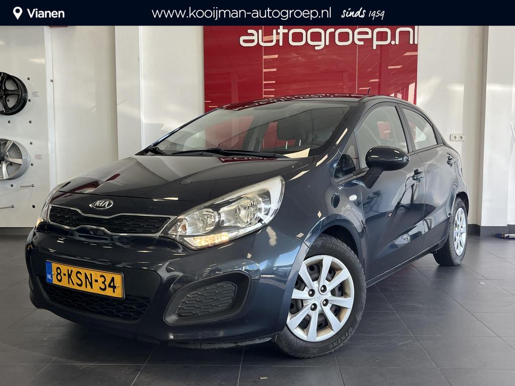 Kia Rio 1.2 CVVT Comfort Pack, Auto's, Euro 5, 4 cilinders, Blauw, Origineel Nederlands