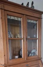 Antieke vitrinekast, Ophalen, Gebruikt, 25 tot 50 cm, 150 tot 200 cm