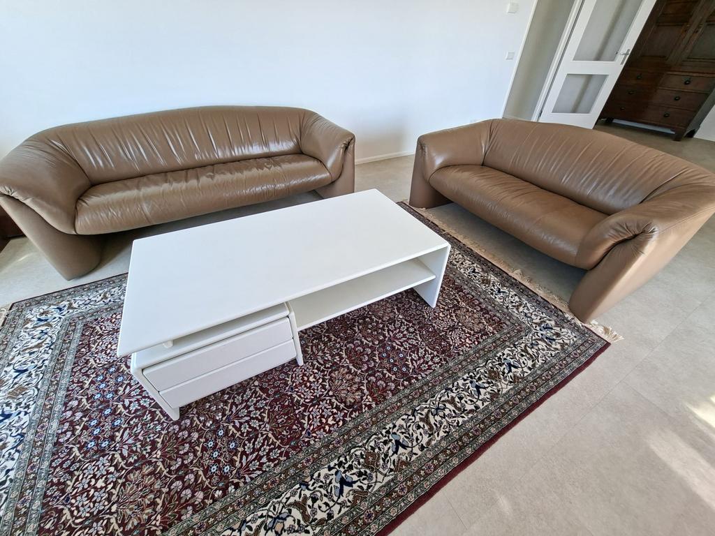 Vintage design salontafel, jaren 80, Huis en Inrichting, Ophalen, 100 tot 150 cm, 50 tot 100 cm, Zo goed als nieuw