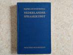 Nederlandse spraakkunst door Rijpma en Schuringa, Ophalen of Verzenden, Alpha, Gelezen, HBO