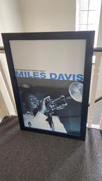 Miles Davis poster - ingelijst, foto van Francis Wolff, Ophalen, Rechthoekig Staand, Met lijst, Zo goed als nieuw