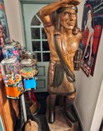 MASSIEF HOUTEN INDIANEN BEELDEN VOOR COUNTRY BAR STEAKHOUSE, Ophalen