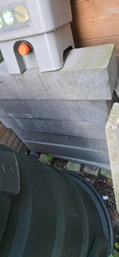 Stapelblokken antraciet T.E.A.B, Gebruikt, Blok, Ophalen of Verzenden, Beton