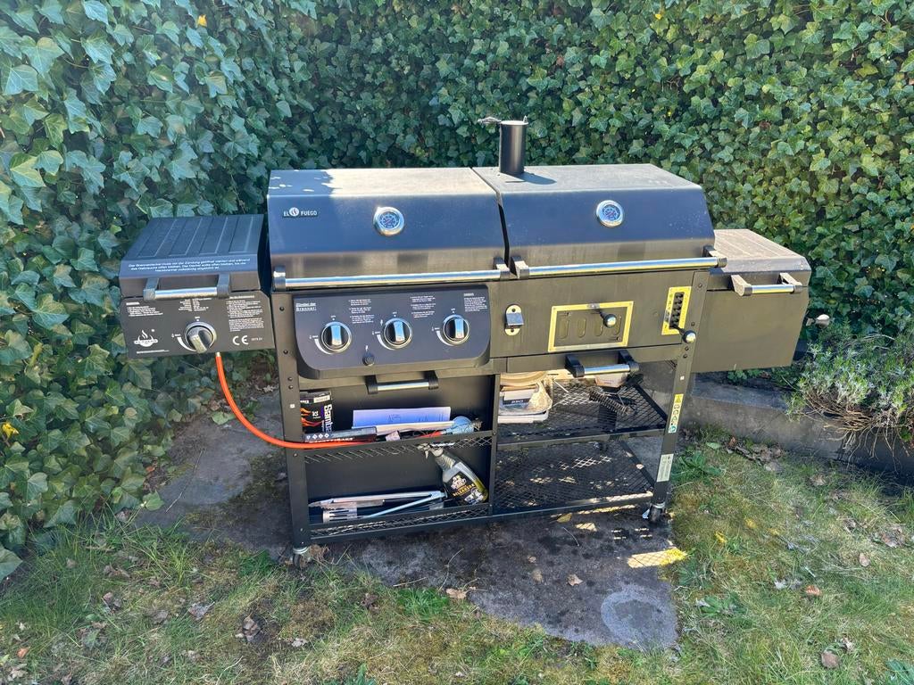 El Fuego Arizona Combi Barbecue: Gas & Kolen, Tuin en Terras, Ophalen, Gebruikt
