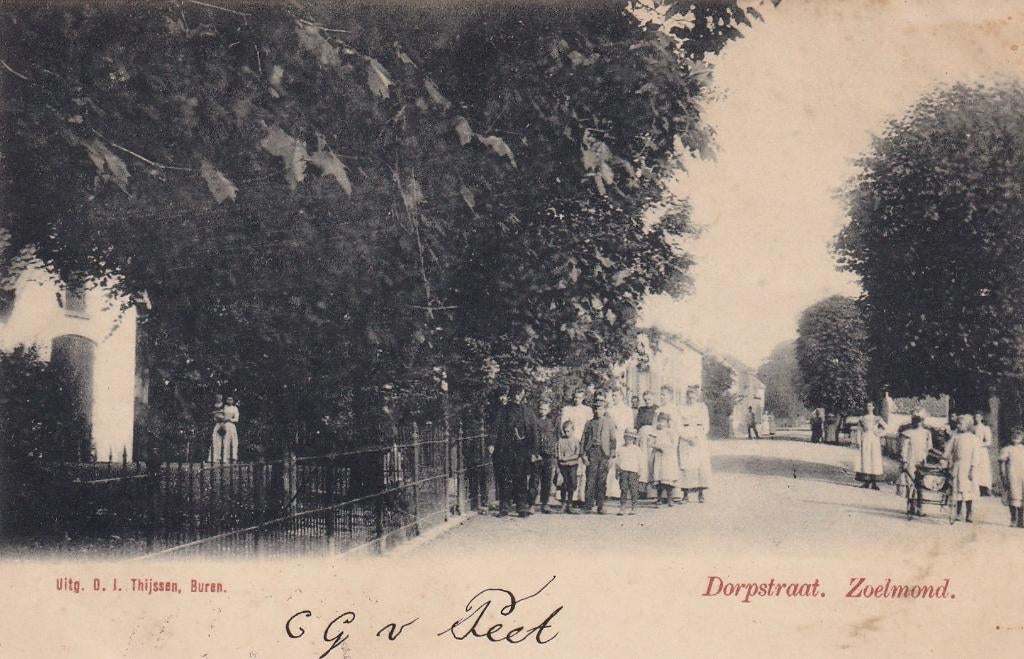 Zoelmond, Buren, 1903., Verzamelen, Ansichtkaarten | Nederland, Verzenden, Voor 1920, Gelopen, Gelderland