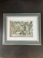 Anton Pieck 3D-kunstwerk in lijst, 40/32cm, Antiek en Kunst, Kunst | Tekeningen en Foto's, Ophalen of Verzenden