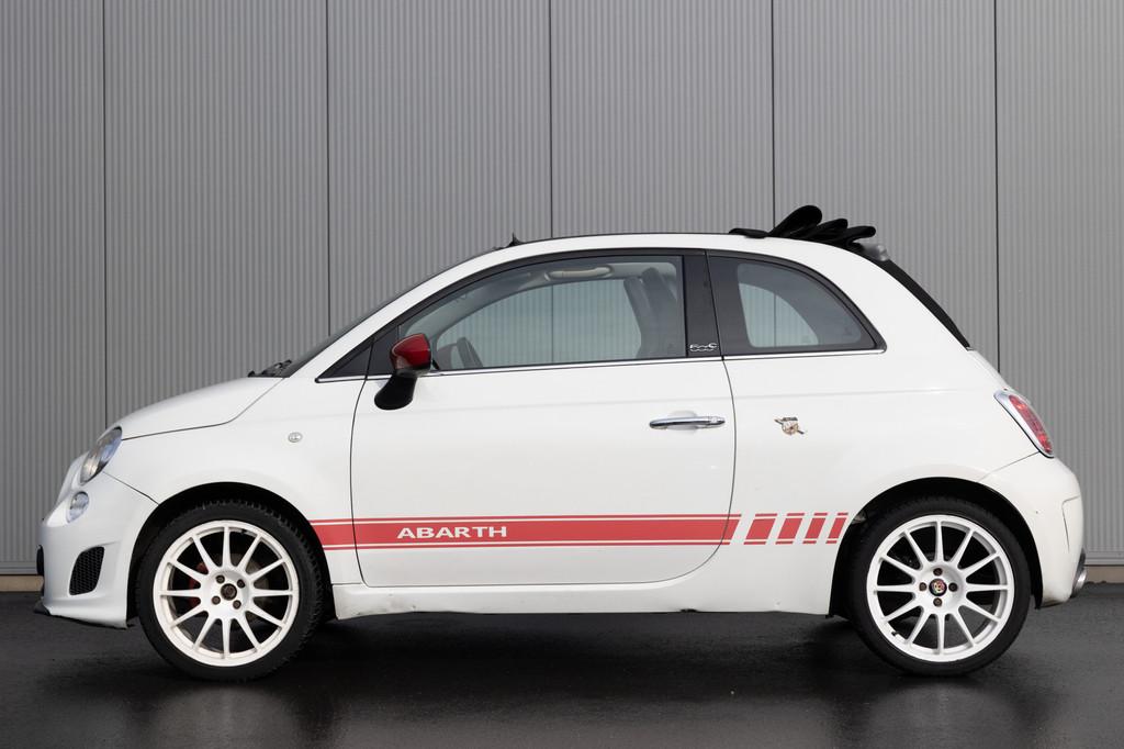 Fiat 500C | 1.2 | ABARTH | SPORTSTOELEN | LEDER | NAVI, Voorwielaandrijving, Euro 5, Gebruikt, 4 cilinders