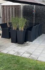 Luxe tuinmeubelset – Bellagio stoelen + houten tafel, Ophalen, Zo goed als nieuw, Hout