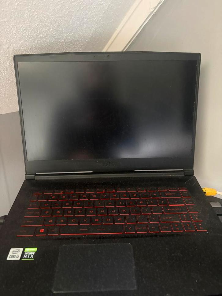 Msi GF65 Thin 10UE, Computers en Software, Windows Laptops, Zo goed als nieuw, 15 inch, SSD, 4 Ghz of meer, 16 GB, Qwerty, Met videokaart