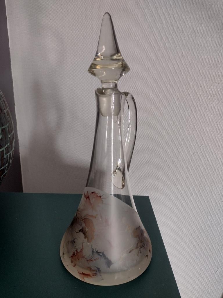 Karaf met decoratie, Ophalen of Verzenden