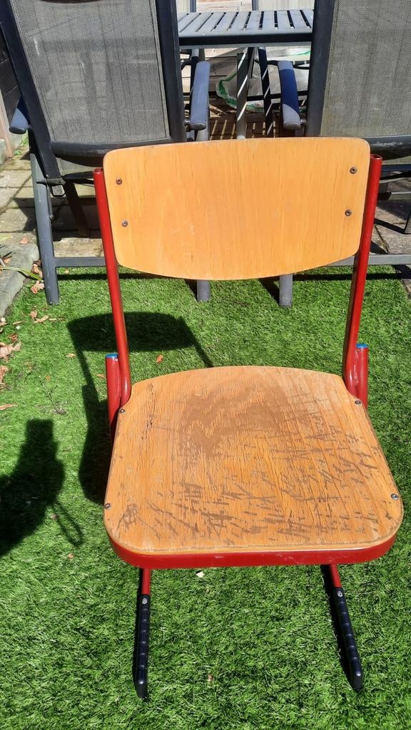 Leuke Vintage schoolstoel presikhaaf (ALLEEN OPHALEN), Ophalen, Gebruikt, Eén
