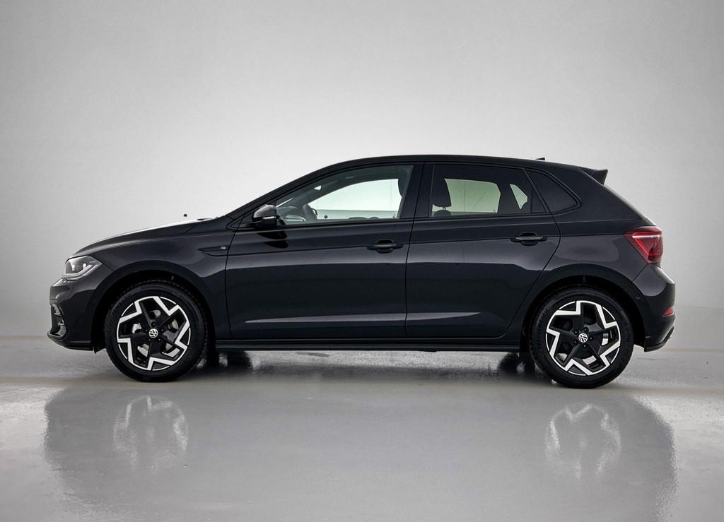 Volkswagen Polo 1.0 TSI R-Line Edition 95 PK| Origineel Nede, 12 maanden, Stof, 1073 kg, Zwart