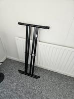 Keyboard standaard - Zwart, stevig en verstelbaar, Muziek en Instrumenten, Standaards, Ophalen of Verzenden, Gebruikt, Instrumentstandaard