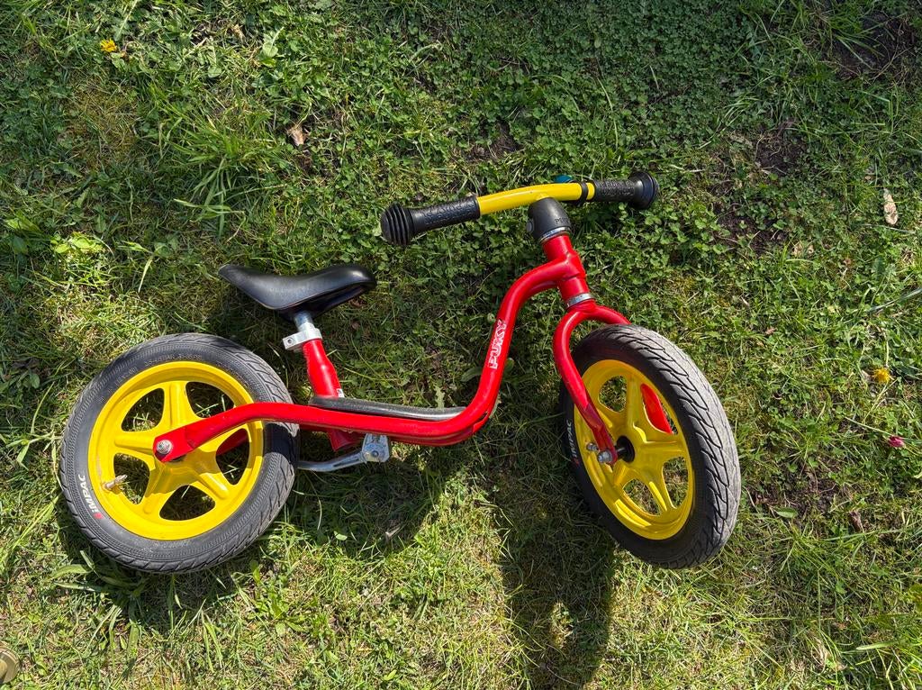 Puky loopfiets rood/geel - Ideaal voor jonge avonturiers, Ophalen, Gebruikt, Loopfiets