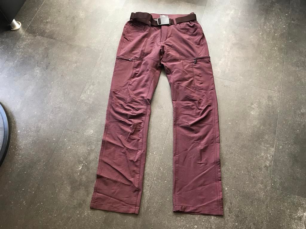 Human Nature Bordeauxrode wandelbroek, ritszakken, maat M,, Ophalen of Verzenden, Zo goed als nieuw, Kleding
