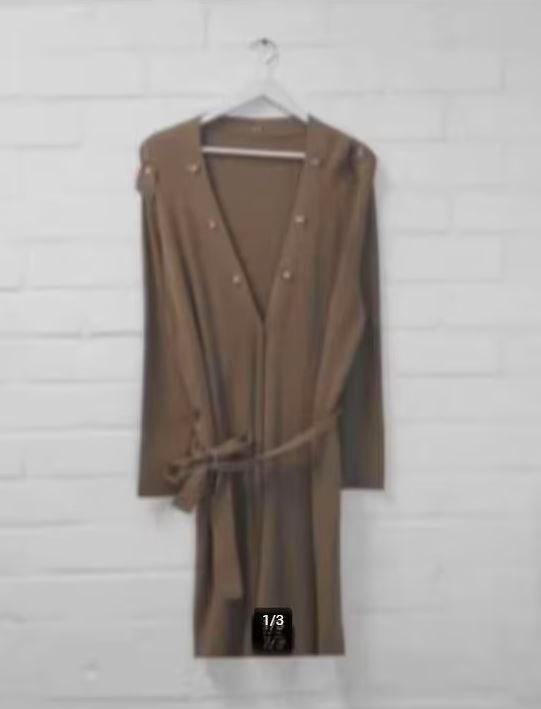 Gustav - Prachtig lang vest maat XL - Nieuw €180, Kleding | Dames, Truien en Vesten, Nieuw, Maat 46/48 (XL) of groter, Grijs, Ophalen of Verzenden