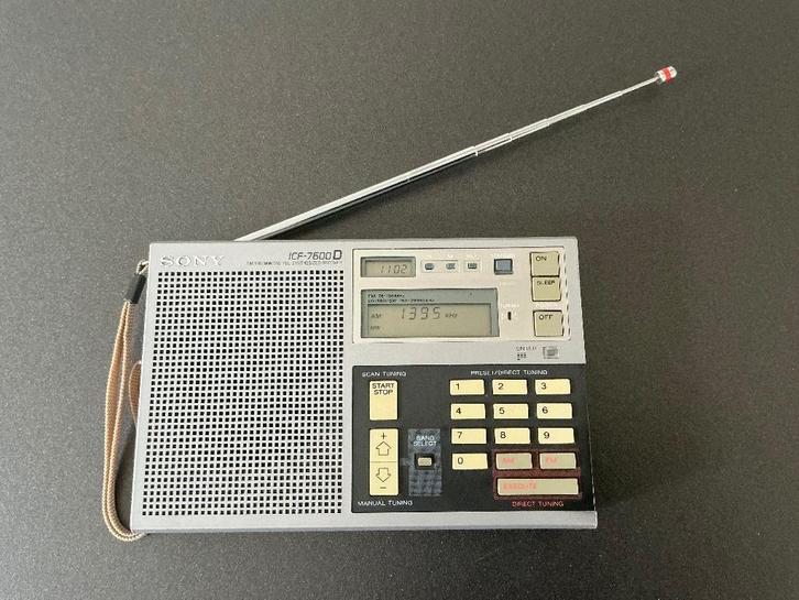 Sony ICF-7600D wereldontvanger, Audio, Tv en Foto, Radio's, Gebruikt, Wereldontvanger, Verzenden