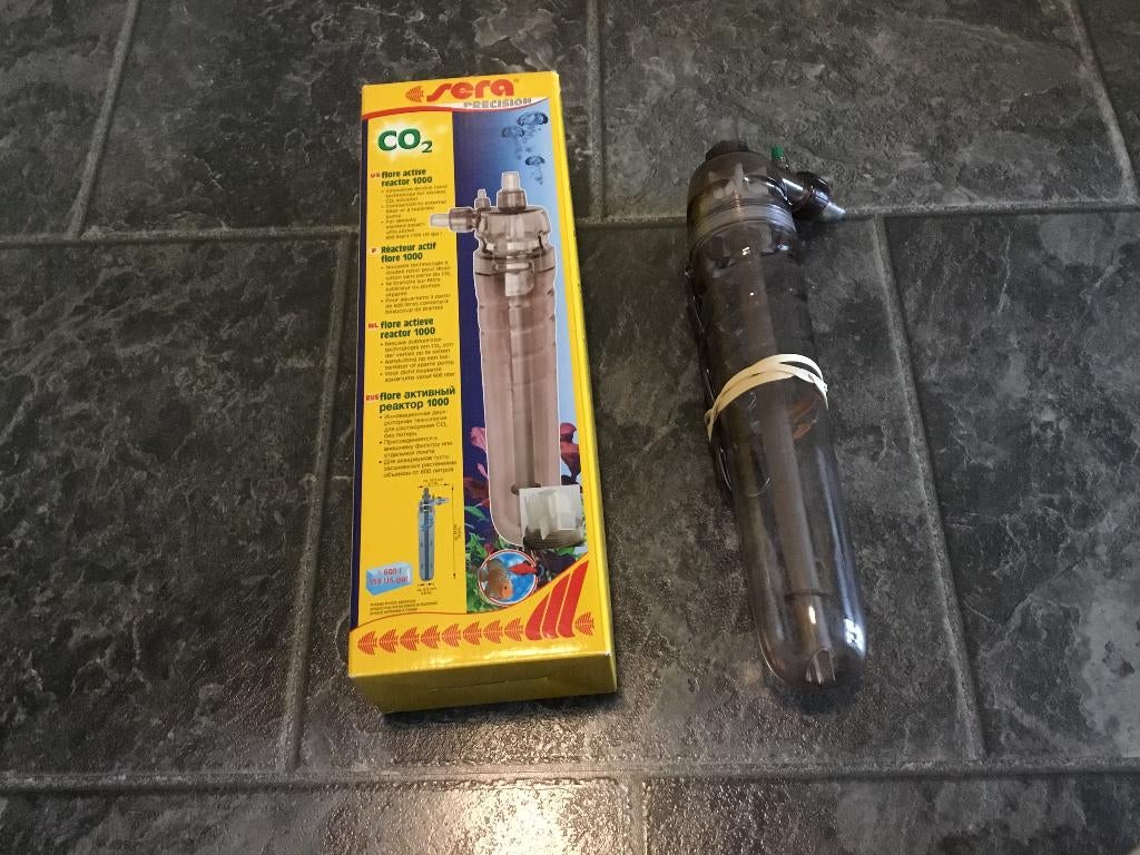 Sera co2 1000 reactor, Ophalen of Verzenden, Gebruikt, Leeg aquarium, Sera